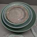 COOK WITH COLOR Nesting Mixing Bowls - 12 Piece Plastic Bowl Set with Lids, Microwave Safe (Mint Ombre)