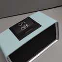 One-Button Music Player for Seniors, Simple Music Player for Elderly & Dementia Patients, MP3 Player Device with 32GB TF Card, Gift for Alzheimers, Visually & Mobility-Impaired (Cyan)