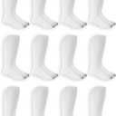 Fruit of the Loom Men's Dual Defense Tube Socks (12 Pack) (White)
