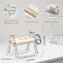 2 x Plastic Tube Squeezer Roller  Durable Tube Wringer for Paint, Toothpaste, Hair Color  Ideal for Artists, Salons, DIY & Everyday Use (White)