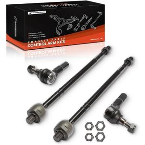 A-Premium Set of 4, Front Inner Outer Tie Rod End Kit, Compatible with Mercedes-Benz Sprinter 2500 3500 2010-2021, Sprinter 3500XD 2018-2021 & Freightliner Sprinter 2500 3500 2010-2018