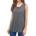 Smallshow Women's Maternity Nursing Tank Tops Breastfeeding Grey Size M