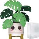 POP Kawaii Plants: Flora - Monstera Funko Vinyl Figure (Bundled with Compatible Box Protector Case), Multicolor, 3.75 inches