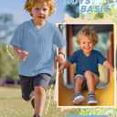 3 Pack Toddler Boys' Short Sleeve Tops, 3-Color, 2T