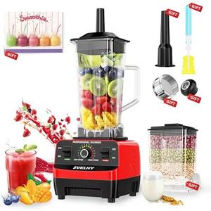 Smoothie Blender: [1600W German Motor][8-Tip Upgraded Blades][15 Speed Control] Professional Blenders for Kitchen Smoothies Juice, Smoothie Maker with 2 BPA-Free Cups Blender Receipe 1-Year Service