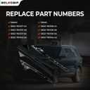 A-Pillar Trim Molding Windshield Kit Compatible with 2011-2019 Ford Explorer Outer & Inner, Left Driver & Right Passenger Side Window Trim Moulding Replaces BB5Z7803145AA BB5Z7803144AA 926450 926451