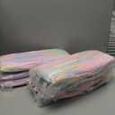 Chunky Chenille Yarn for Hand Knitting 8 Jumbo Pack Jumbo Chunky Yarn for Hand Soft Blanket Knitting, Bulky Thick Fluffy Yarn for Crocheting (Marshmallow Color+Kitten Color)