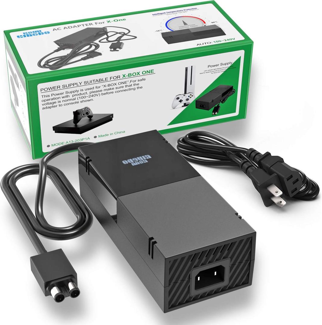 Power Supply Brick Compatible with Microsoft Xbox One [Sole New Quietest Version]