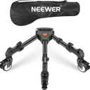 NEEWER Photography Tripod Dolly, Heavy Duty 50lbs Capacity Tripod Wheels with 3" Rubber Wheels for DSLR Cameras Camcorder Photo Video Lighting