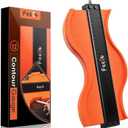 Contour Gauge (12 Inch) with Lock Profile Tool, Birthday Gifts for Men Dad Husband Him Super Contour Duplicator Men Gifts Woodworking Tools Carpenter Tools Construction Outline Angle Measuring Tool