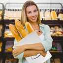 PKRFCJ 2pcs Reusable Beeswax Bread Bags for Homemade, Beeswax Bread Bags for Sourdough, Large Capacity Cloth Bag, Suitable for Travel, Washable, Refrigerated, Used to Keep Fresh(16.9 * 12.5 Inches)