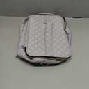 Nail Polish Organizer Case Holds 40 Bottles(15ml/0.5fl.oz) and Nail Lamp, Double Layer Nail Polish Storage with Adjustable Dividers, Portable Carrying Bag for Nail Kit, Manicure Tools Grey