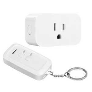 DEWENWILS Indoor Remote Control Outlet, Wireless Remote Light Switch, No Interference Remote Outlet Switch, No Wiring, 15A/1875W, 100ft RF Range, Compact Design, Programmable