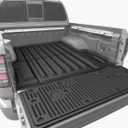 AOMSAZTO Truck Mat Compatible with Nissan Frontier 2022 2023 2024 2025 Truck Bed Mat Tailgate Liner Replacement for 2025 Frontier Accessories (5FT Bed Mat+ Circle Style Tailgate Mat)