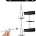 2 x PVC Inside Pipe Cutter, Including Diamond Grit Wheel & Handle 1-1/2" to 8" Adjustable Pipe Diameter 7" Cutting Depth 1/4" Hex Shank for Impact Drivers & Drills