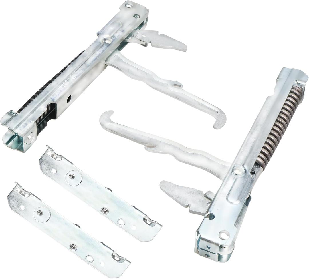 318024747 2PCS Upgraded Oven Door Hinge & 318328010 2PCS Range Door Hinge Compatible with Frigidaire, Kenmore and Sears Ovens and Ranges, Replace# 318024747 318328010