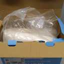 SAVORI One Down and Feather Throw Pillow Inserts 24x24 Soft Fluffy Pillow Inserts with 100% Down-Proof Cotton Cover, Decorative Square Cushion Inner for Sofa Couch Bed-White