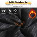 Beanies Skull Caps for Men, Women Warm Helmet Liner Cycling Cap Soft Lightweight Beanie Hat Antistatic Running Beanie (Black+stripe)