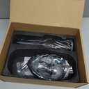 KENES Matte Black Bathroom Sink Faucet, Bathroom Faucets Single Handle Modern Prep Wet Bar Sink Faucets with Drain Assembly & Deck Plate, Farmhouse RV Camper Outdoor Utility Faucet, KE-9005B-2 (Short)