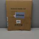 ENJOYBASICS 16x20 Picture Frame, Display Poster 11x14 with Mat or 16 x 20 Without Mat, Wall Gallery Photo Frames, Black, 2 Pack