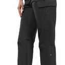 Moosehill Women's-Hiking-Pants-Cargo-Quick-Dry-Stretch-Lightweight Work Outdoor Pants with 5 Deep Pockets (4, Black) 31in