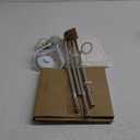 Japanese Floor Lamp with Rice Paper Shade - Corner Lamp for Bedroom, Office & Living Room - Beige (Square)