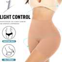Werena Seamless Shaping Boyshorts Panties for Women Slip Shorts Under Dress Shapewear Shorts Tummy Control Underwear (XL)