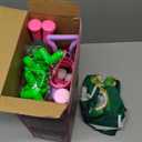 Toddler Golf Set for Boys Girls 1 2 3 4 Years Old, Upgraded Kids Golf Cart with Putting Mat & Cornhole Board, Outdoor Indoor Sports Toys, Pink