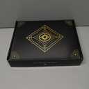 Trading Card Binder, Card Collection Binder 9 Pocket with 50 Removable Sleeves 900-Pocket Compact 3-Ring Zipper Album, Durable Trading Card Holder for TCG/MTG Collectors (Elemental ring)