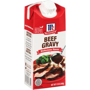 McCormick Beef Gravy, 12 oz (Pack of 8), MAR 30.2028