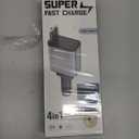 MRGLAS Retractable Car Charger for iPhone 17, 69W 4 in 1 USB C Car Charger Fast Charging with Type C Cable Cigarette Lighter Adapter for iPhone 17 16 Pro Max Samsung S25 iPad, Valentine's Day Gifts