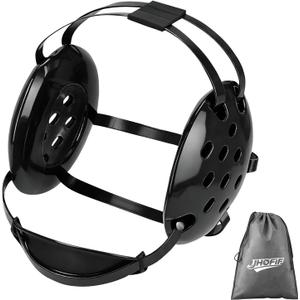 Wrestling Headgear, Youth & Adult Wrestling Gear with 5-Point Safety Strap System, 11 Vent Holes Ear Protection with Chin Cup & Portable Bag, Adjustable Size for Wrestling, MMA, BJJ