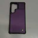 Vinich for Samsung Galaxy S25 Ultra Wallet Case with Card Holder, RFID Blocking Credit Slots Kickstand Shockproof Phone Cover for Women Men, Purple