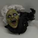 JOYIN Zombie Halloween Decoration Outdoor Witch Groundbreaker Halloween Graveyard Decor Outside, Scary Zombie Props with Sound Effect & Lighted Eyes for Haunted House, Lawn Yard Decorations