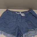 YOCUR Womens Lightweight Shorts Casual Baggy Trendy Hot Pants Elastic Waist Drawstring Comfy Shorts
Sii-XXL