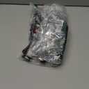 FURRYFECTION Plaid Dog Harness for Small Dogs | No Pull Reflective Pet Harness | No Choke Adjustable Dog Vest Harnesses | with Leash | Easy Control Handle | Front Lead | Seat Belt | Beige&White | S