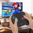 HEATFUN Magnetic Charging Grip with LED Indicator Play-While-Charging Compact Travel Controller Accessory Compatible with Nintendo Switch 2 (USB-C Cable Included)