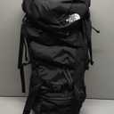 THE NORTH FACE Terra 65 Backpack | Unisex Hiking Pack, Cinch-Top Opening with Zipper Access, Padded Hipbelt, Pole & Ice Axe Attachments, TNF Black/Asphalt Grey-NPF, Small/Medium