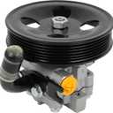 ECCPP Power Steering Pump with Pulley for Kia Rondo 2007-2010 L4 2.4L for Magentis 2007-2010 L4 2.4L for Optima 2006-2010 L4 2.4L Power Assist Pump for 571002G000