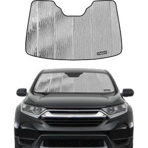 Pigenius Windshield Sunshade for 2017-2022 Honda CR-V, Reversible Silver/Black