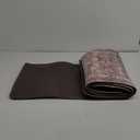 Collive Farmhouse Anti Fatigue Kitchen Mat, Cushioned Kitchen Rug Sets of 2 Waterproof Non Slip Kitchen Floor Mats Ergonomic Comfort Standing Mat for Laundry, Office, Sink, Desk, Cream/Brown, Size: 17.3"x59"+17.3"x30"