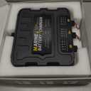 3 Bank Marine Battery Charger, 12V 30A (10A/Bank) Smart Waterproof Onboard Boat Battery Charger, Battery Maintainer & Desulfator for SLA/AGM/Lithium (LiFePO4), Calcium and Deep-Cycle Batteries