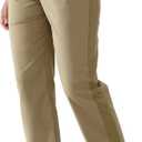 Women's Mid Rise Ankle Pants Golf Pants Women with Pockets Lightweight Activewear Lounge Pants (XX-Large, Ivory)