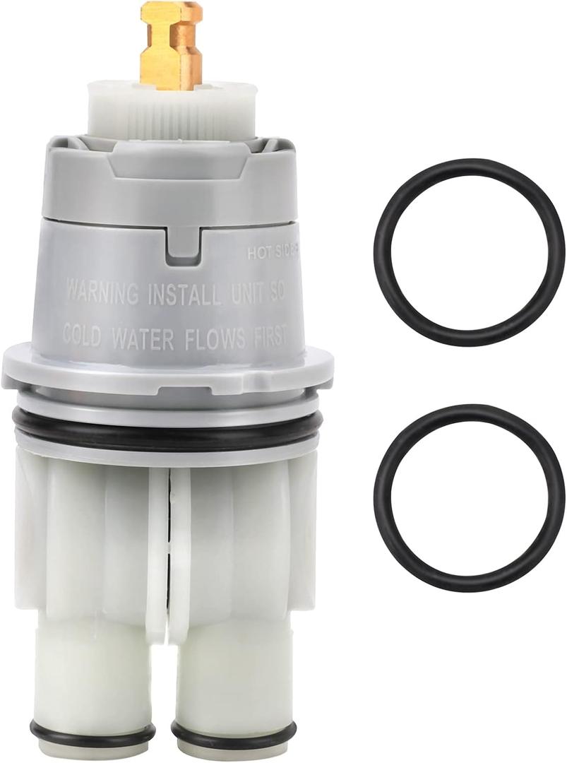 RP46074 Shower Cartridge Replacement for Delta MultiChoice 13/14 Series Single-Handle Tub and Shower Faucets, Pressure Balance Valve Assembly, Compatible with R10000, R1100, R1800 (NOT for 1300/1400) (Black)