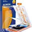 Z ZAIRIX 2-Pack Tempered Glass Screen Protector  Compatible with iPhone 15 Pro, 9H Hardness, Full Coverage, Anti-Scratch, Anti-Fingerprint, Easy Installation
