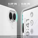 GONEZ Magnetic for iPhone 17 Case, [Compatible with MagSafe] Anti-Scratch Microfiber Lining & Screen Protector, Silicone Camera Control, Shockproof Slim Phone Cover 6.3 inch, White