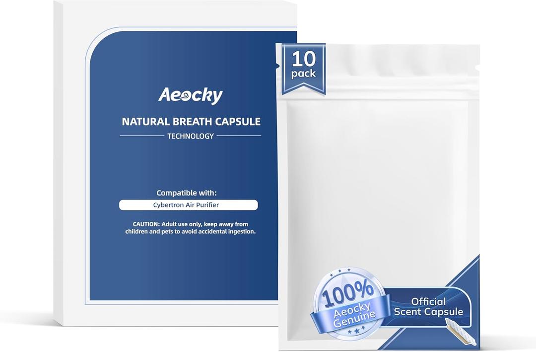 AEOCKY Natural Breath Capsule for Air Purifier Model:Cybertron, 10 Pack
