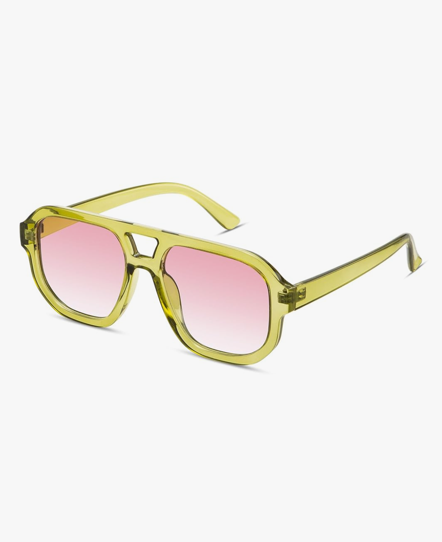 livho Trendy Polarized Square Aviator Sunglasses Women Men Square Eyewear Frame, Retro Sun Glasses for Women Men 2025 Shades