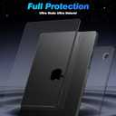 EooCoo Case Compatible with MacBook Air 15 inch M5 2026 2025-2023 Release M4 M3 M2 Model A3448 A3241 A3114 A2941, Plastic Hard Shell Case & Keyboard Cover & Screen Protector, Black
