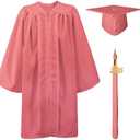 GraduatePro Kindergarten Graduation Cap and Gown Class of 2025 Tassel Set for Preschool Kids Ceremony Party Gift M
